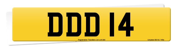 Registration number DDD 14